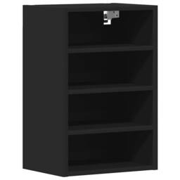 Berkfield Home Hanging Cabinet Black 40x29.5x60 cm Engineered Wood