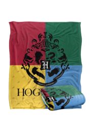 Warner Brothers Harry Potter House Pride Hogwarts Blanket 152 x 127 cm in White - thumbnail 2