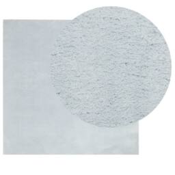 Berkfield Home Rug HUARTE Short Pile Soft & Washable Blue 160x160 cm in Pale Blue - Size: Medium - thumbnail 3