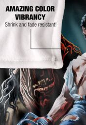 Army of Darkness Painted Evil Silky Touch Super Soft Throw Blanket 152 X 127 cm in White - thumbnail 4