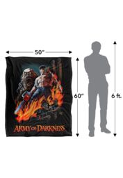 Army of Darkness Painted Evil Silky Touch Super Soft Throw Blanket 152 X 127 cm in White - thumbnail 5