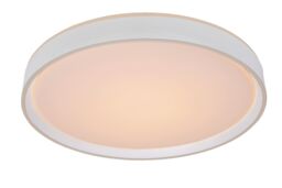 Lucide 'NURIA' Dimmable Stylish Decorative Indoor LED Flush Ceiling Light in White - thumbnail 1
