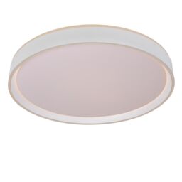 Lucide 'NURIA' Dimmable Stylish Decorative Indoor LED Flush Ceiling Light in White - thumbnail 5