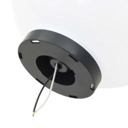 Berkfield Home LED Bowl Lamps 4 pcs Spherical 30 cm PMMA in White - thumbnail 6