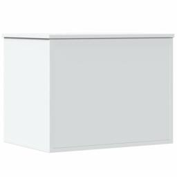 Berkfield Home Storage Box White 60x42x46 cm Engineered Wood - Size: 60 x 42 x 46 cm - thumbnail 6