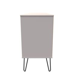 Ready Assembled 2 U Fuji 6 Drawer Sideboard (Ready Assembled) in Taupe - thumbnail 3