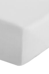 Catherine Lansfield 'Easy Iron Percale' Combed Polycotton 25cm Depth Sheet in White - Size: Double Fitted - thumbnail 2