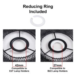 Harper Living Easy Fit Metal Lampshade Compact Vintage Ceiling fitting Shade in Gold - thumbnail 5