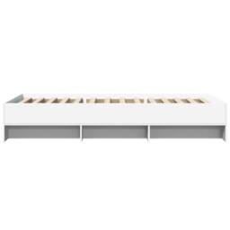 Berkfield Home Durable Bed Frame without Mattress White 90x200 cm Engineered Wood - thumbnail 6
