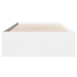 Berkfield Home Durable Bed Frame without Mattress White 90x200 cm Engineered Wood - thumbnail 5