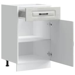 Berkfield Home Kitchen Base Cabinet Kalmar Concrete Grey Engineered Wood - thumbnail 5