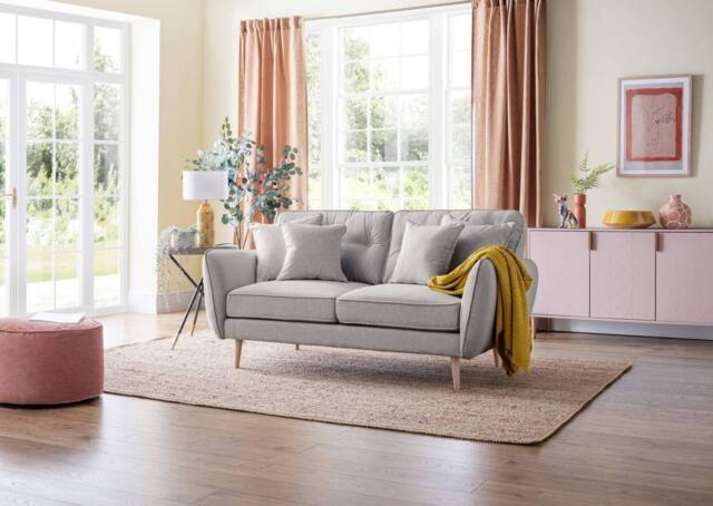 The Great Sofa Company Ailis Medium Sofa Faro Ashen in Light Grey - image 1