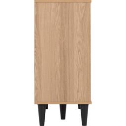 Seconique Tessa 3 Door 2 Drawer Sideboard in Natural - thumbnail 5