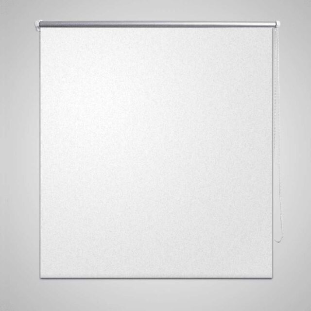 Berkfield Home Roller Blind Blackout 100 x 175 cm White - image 1