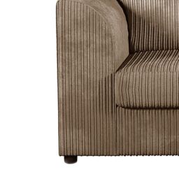 Furnishings For Less UK Luxor Jumbo Cord 3 + 2 Fabric Sofa Suite - Fullback in Camel - thumbnail 5