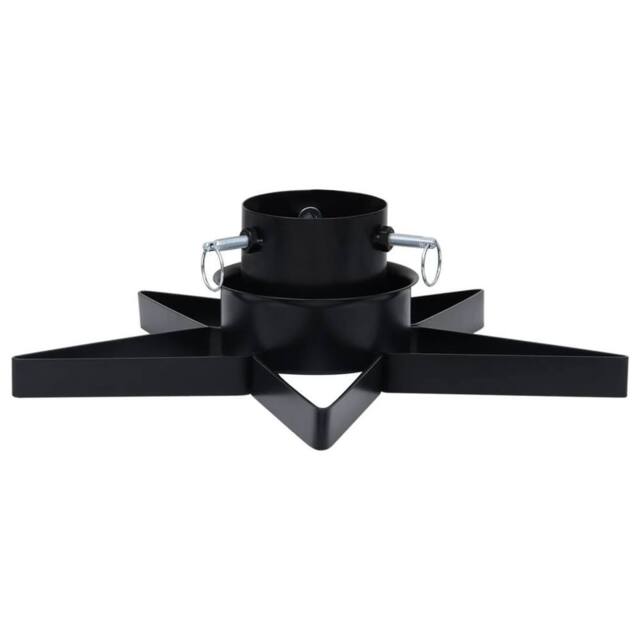 Berkfield Home Christmas Tree Stand Black 47x47x13.5 cm - image 1