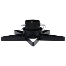 Berkfield Home Christmas Tree Stand Black 47x47x13.5 cm