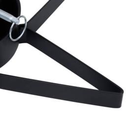 Berkfield Home Christmas Tree Stand Black 47x47x13.5 cm - thumbnail 5