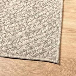 Berkfield Home Rug ZIZUR Cream 120x170 cm Jute Look Indoor & Outdoor - Size: Medium - thumbnail 8