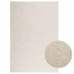 Berkfield Home Rug ZIZUR Cream 120x170 cm Jute Look Indoor & Outdoor - Size: Medium - thumbnail 2