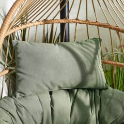 FurnitureboxUK Egg Outdoor Garden Hanging Chair in Green - thumbnail 3