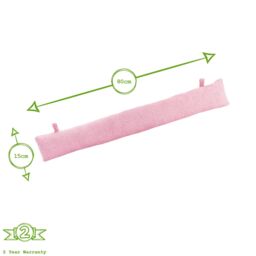 Nicola Spring Chevron Draught Excluders - 80cm - Pack of 2 in Pink - thumbnail 3