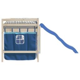 Berkfield Home Curtains for Loft Bed Blue Polyester - thumbnail 6