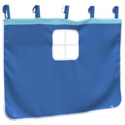 Berkfield Home Curtains for Loft Bed Blue Polyester - thumbnail 8