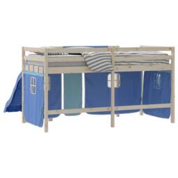 Berkfield Home Curtains for Loft Bed Blue Polyester - thumbnail 7