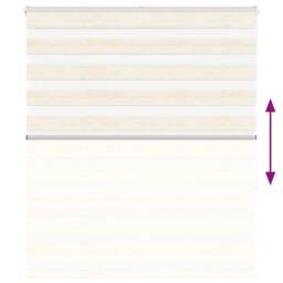 Berkfield Home Elegant Zebra Blind Marble Beige 125x150 cm Fabric Width 120.9 cm - thumbnail 5