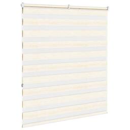 Berkfield Home Elegant Zebra Blind Marble Beige 125x150 cm Fabric Width 120.9 cm - thumbnail 4
