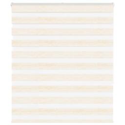 Berkfield Home Elegant Zebra Blind Marble Beige 125x150 cm Fabric Width 120.9 cm - thumbnail 2