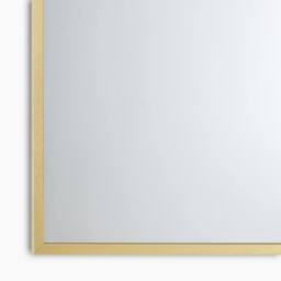 FurnitureboxUK Charlie Gold Metal Large 110x70cm Ovemantle Arch Mirror - Size: 110x70 cm - thumbnail 7