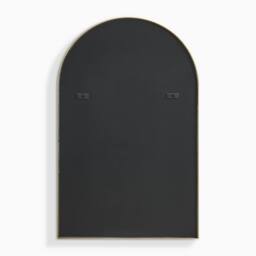 FurnitureboxUK Charlie Gold Metal Large 110x70cm Ovemantle Arch Mirror - Size: 110x70 cm - thumbnail 5