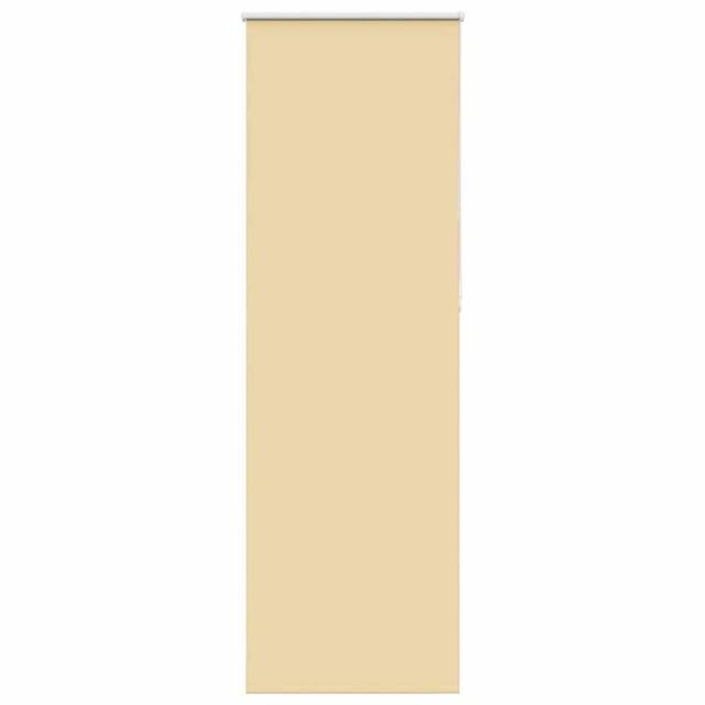 Berkfield Home Roller Blind Blackout Beige 70x230 cm Fabric Width 65.7 cm Polyester - image 1