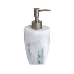 Showerdrape Octavia White Marble & Chrome Liquid Soap Dispenser - thumbnail 3