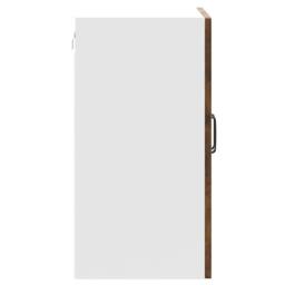 Berkfield Home Kitchen Wall Cabinet Kalmar Smoked Oak Engineered Wood in Brown - thumbnail 7