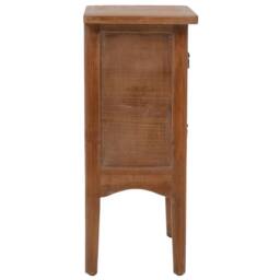 Berkfield Home Bedside Cabinet Solid Fir Wood 40x29x68 cm Brown - Size: 40 x 29 x 68 cm - thumbnail 4