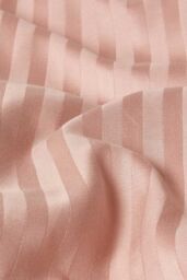 Homescapes Egyptian Cotton Stripe Duvet Cover & Pillowcase 330 TC in Taupe - Size: Super King - thumbnail 4