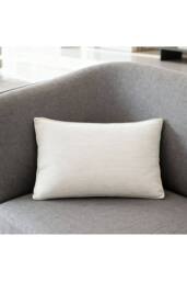 Living and Home Soft Corduroy Bedside Headboard Pillow Reading in Beige - Size: Small - thumbnail 3