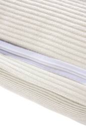 Living and Home Soft Corduroy Bedside Headboard Pillow Reading in Beige - Size: Small - thumbnail 7
