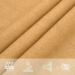 Berkfield Home Sunshade Sail 160 g/m¬≤ Trapezium Light Grey 3/4x2 m HDPE in Brown - thumbnail 8