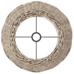 Berkfield Home Lamp Shade Brown √ò50x30 cm Wicker - Size: 50x30 cm - thumbnail 5