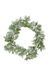 KDMD Dusty Miller & Hops Wreath 60cm in Green - thumbnail 5