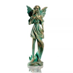Marco Paul Fairy Garden Outdoor Statue Ornament in Green - thumbnail 2