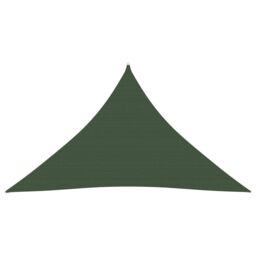 Berkfield Home Sunshade Sail 160 g/m ² Dark Green 4x4x5.8 m HDPE - thumbnail 1