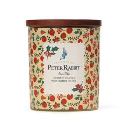 Peter Rabbit Winterberry Scented Candle 1 Wick Wood Lid 30hr Burn Glass UK - Size: Medium - thumbnail 5