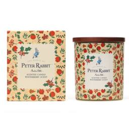 Peter Rabbit Winterberry Scented Candle 1 Wick Wood Lid 30hr Burn Glass UK - Size: Medium - thumbnail 2
