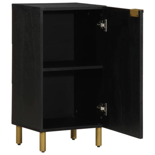Berkfield Home Sideboard Black 40x33x75 cm Engineered Wood - Size: 40 x 33 x 75 cm - image 1