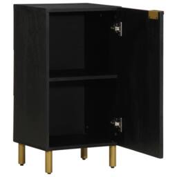 Berkfield Home Sideboard Black 40x33x75 cm Engineered Wood - Size: 40 x 33 x 75 cm - thumbnail 1
